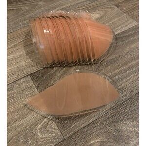 1Chipped Pink Lotus Flower Glass Petal Replacement Lamp Shade S Curve Part Fairy